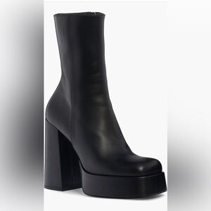 Versace Square Toe Platform Bootie - NEW